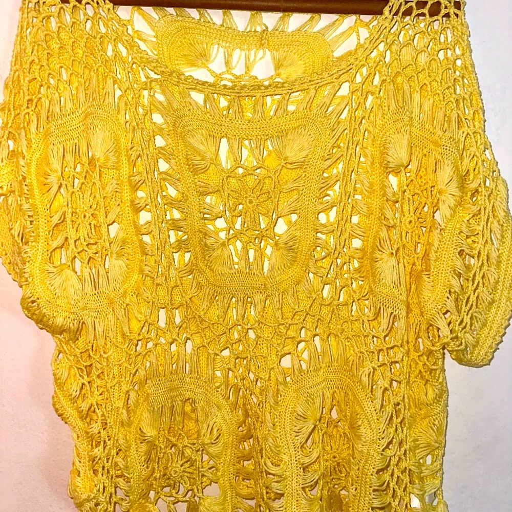 Yellow Woven blouse